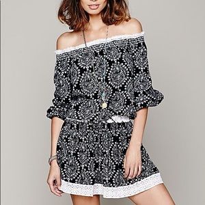Free People Sunday Romance Off Shoulder Dress M